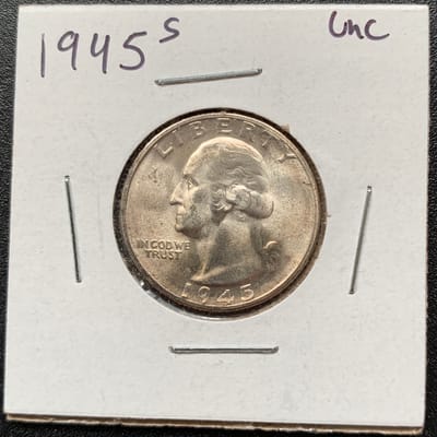 1945 S Washington Quarter