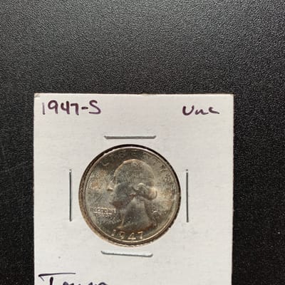 1947 S Quarter - Uncirculated Toner