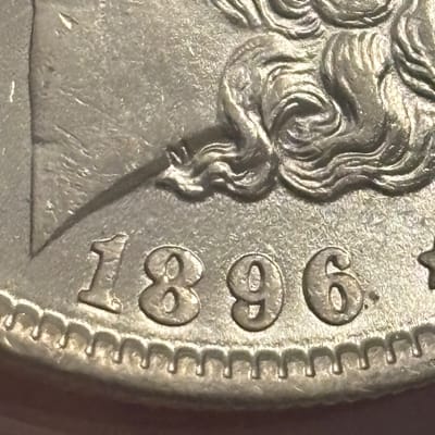 PCGS graded MS-62 1896-P Morgan VAM4 Silver dollar - additional view