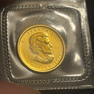 2011 Canadian Gold Maple Leaf 1/20 oz Coin – .9999 - additional view