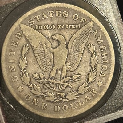 1878-CC Morgan Silver Dollar Raw F-VF - additional view