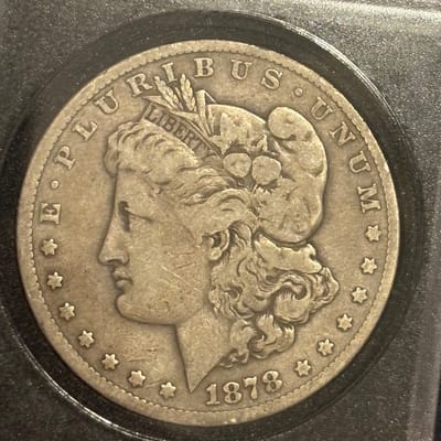 1878-CC Morgan Silver Dollar Raw F-VF