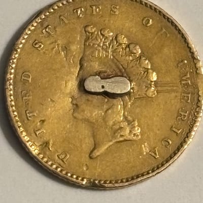 1854 Type 2 Gold Dollar $1 – Ex-Jewelry