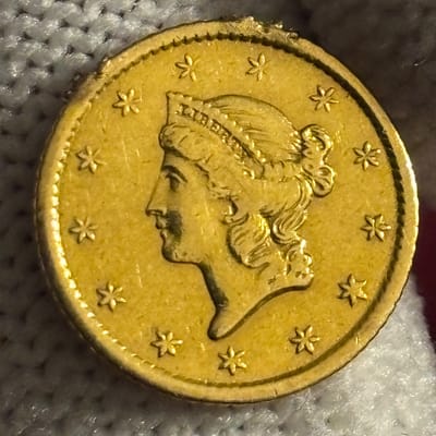 1853-O Liberty Head Gold Dollar (Type 1) ExJewelry