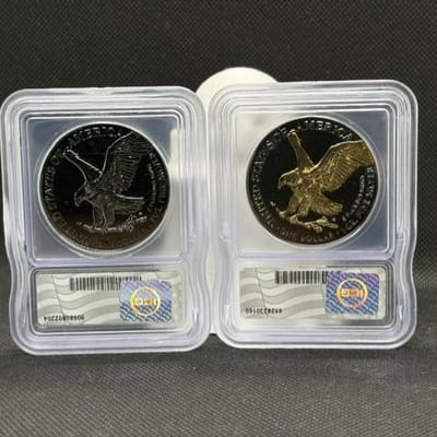 2024 1 oz ASE Black Ruthenium coated (2x) - additional view
