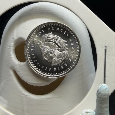 1/10 oz .999 Silver Round Aztec Calendar Design