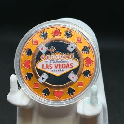 WELCOME TO FABULOUS LAS VEGAS 1oz 999 Fine Copper