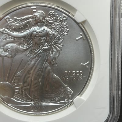 NGC MS70 2017 1 oz Silver Eagle Early Releases - additional view