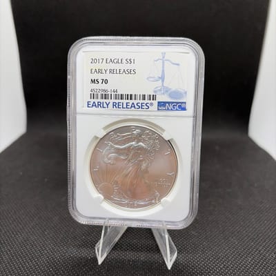 NGC MS70 2017 1oz Silver Eagle Early Releases