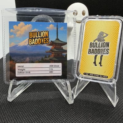 Bullion Baddies Series 5 Sakura Silk 1oz Silver - additional view