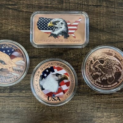 Trump 1oz Copper Rounds Set of 4 - additional view