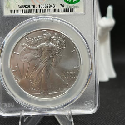 2024 1oz Silver Eagle CAC MS70 First Delivery - additional view