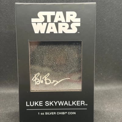 Luke Skywalker 1 oz Silver Chibi Coin – Bob Bergen - additional view