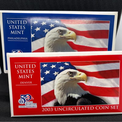 2003 U.S. Mint Uncirculated Coin Set (P & D)