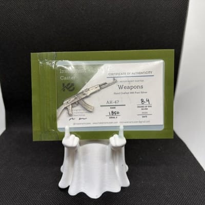 Investment Caster 8.4g .999 Silver AK-47 w/ COA 