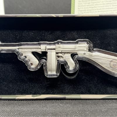 2024 2oz Chad Thompson "Tommy Gun" Silver Coin - additional view