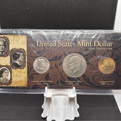 U.S. Mint Dollar Coin Collection Ike, Sus & Sacaga