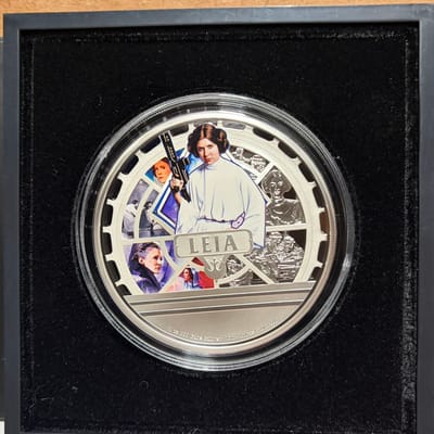 2023 Niue Star Wars Princess Leia 3oz Silver