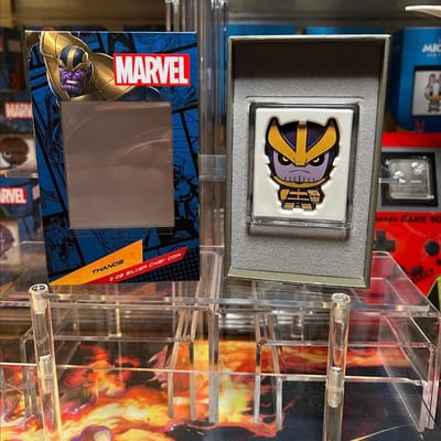 Marvel Thanos 2 oz .999 Silver Chibi Coin 