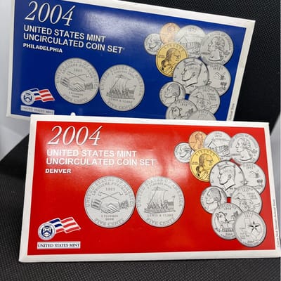 2004 U.S. Mint Uncirculated Coin Set (P & D)