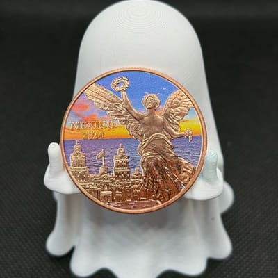 2024 Colorized Libertad 1 oz Copper Round 