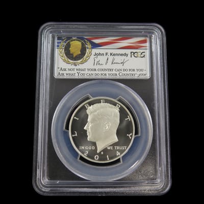 2014-S Kennedy Half PCGS MS70PL First Strike