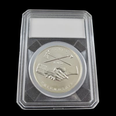 1 oz James Polk Presidential Silver Medal - additional view