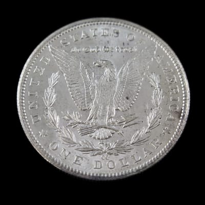 1885-CC Morgan Silver Dollar VAM-2 Dash Under 8 - additional view