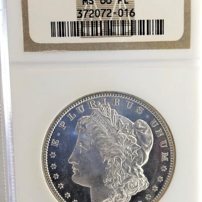 1880-S NGC MS-66PL Morgan  dollar. - additional view
