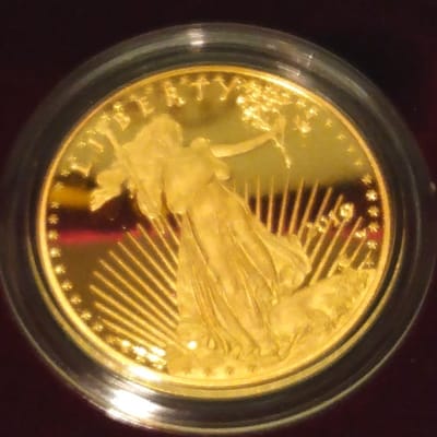 2019-W $50 American GOLD Eagle Proof - OGP - additional view