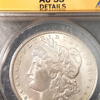 1878 CC AU53 Cleaned Morgan dollar