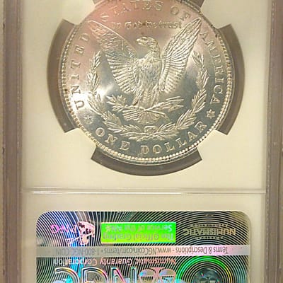 1890-P ANACs MS63 Morgan dollar - additional view