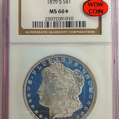 1879-S MS66-STAR Morgan  dollar