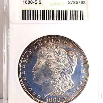 1880-S ANACS MS66 Morgan dollar