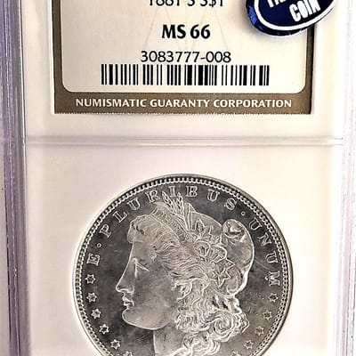 1881-S NGC MS66 Morgan dollar