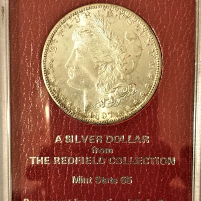 1897-S MS65 Redfield Morgan  dollar