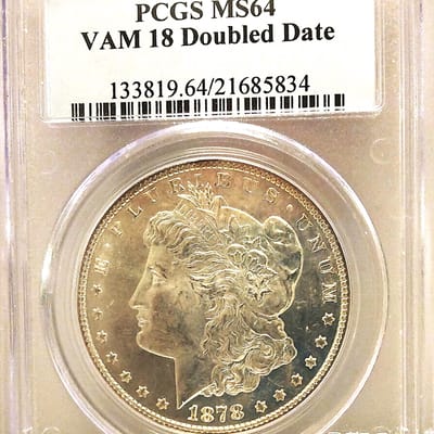 1878-P 8TF PCGS MS64 VAM18