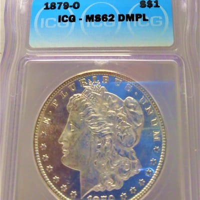 1879-O ICG MS62 DMPL Morgan dollar