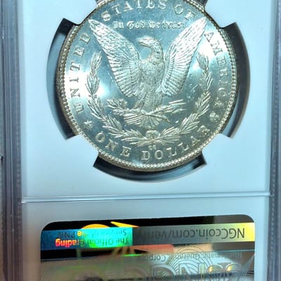 1885-CC NGC MS63 Morgan dollar - additional view