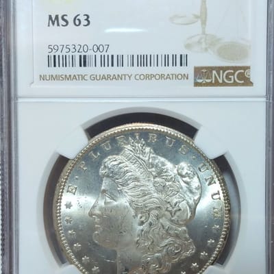 1885-CC NGC MS63 Morgan dollar
