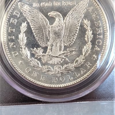 1891 CC PCGS MS 63 Morgan dollar - additional view