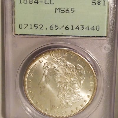 1884-CC PCGS MS65 Rattler