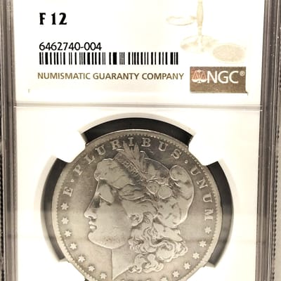 1895-S NGC F12 Morgan  dollar - additional view