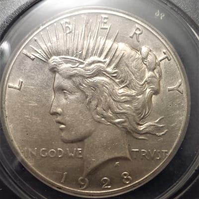 1928-P ANACS AU50 Details - Cleaned - additional view