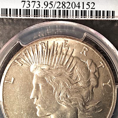 1928-P PCGS UNC-Genuine-Scratched-Peace dollar - additional view