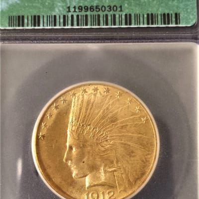 1912 $10 MS63 Gold Indian Eagle