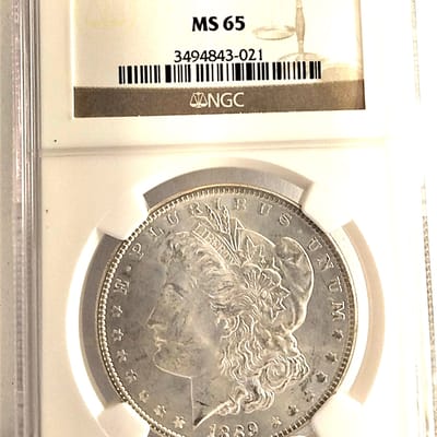1889-P NGC MS65 Morgan dollar
