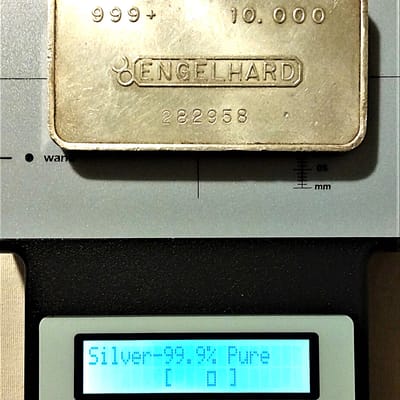 Engelhard Canadian 10 oz Spread decimal-Bull logo