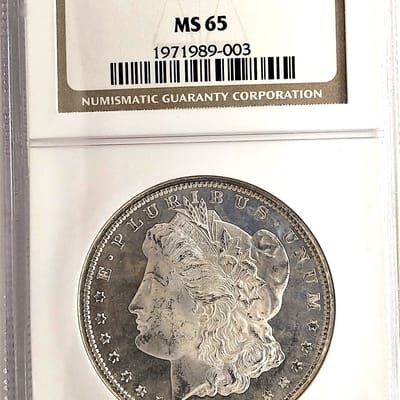 1881-S MS65 NGC Morgan dollar - additional view