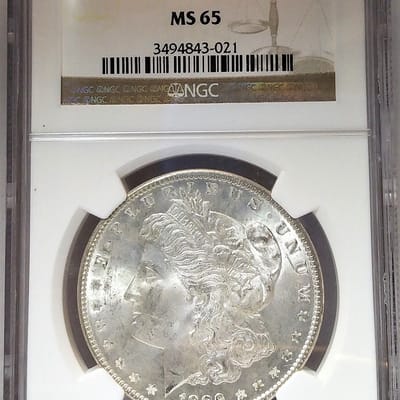 1889-P NGC MS65 Morgan dollar - additional view